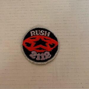 Rush Vintage Patch 2112 Round Black Red Purple Original Rush Patch